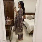 Embroidered Anarkali Suit for Women 