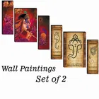 MDF 2 Pcs Designer Wall Painting for Home & Office 
