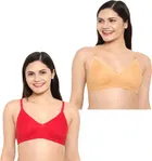 Cotton Blend Non Padded Bra for Women 