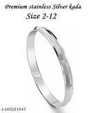 Sterling Silver Kada Bracelet for Men