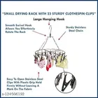 Stainless Steel Clothes Hanger with 24 Pcs Clips 