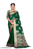 Organza Zari Woven Saree for Women 