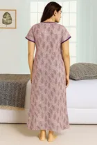 Sarina Printed Nightdress for Women 