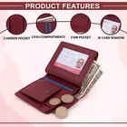 Casual Bifold Dark Brown Wallet for Men 