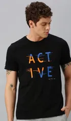 Round Neck Printed T-Shirt for Men 