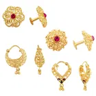 Alloy Stud Earrings for Women 