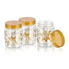 Crest Printed Container 3pc Set 300 ml 