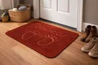 Welcome with a Baby Footprint Non-Slip Doormat [38x58]