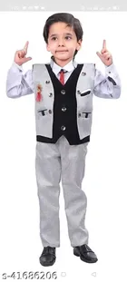 Ethnic Clothing Set for Boys (Multicolor, 7-8 Years)