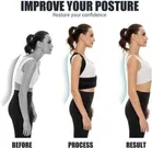 AJRO DEAL NORMAL BACK POSTURE - Black Straight And Shoulder Support Belt Back / Lumbar Support 