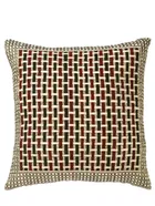 Grover Jute Printed Cushion Covers, 16x16 inches Pack of 5