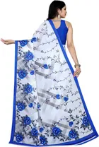 Georgette Printed Saree for Women 