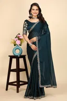 Chiffon Woven Design Saree for Women 