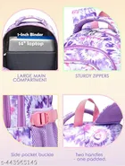 Canvas Backpack Bag, Purple