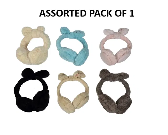 Fur Earmuffs for Girls (Assorted, Pack of 1)