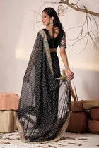 Bandhani Printed Saree for Women 