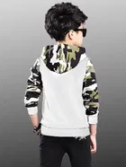 Cotton Blend Hood Neck Sweatshirts for Boys 