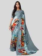 Georgette Printed Saree for Women 