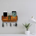 CAPIO ART Geometric Multipurpose Design Wood Key Holder 