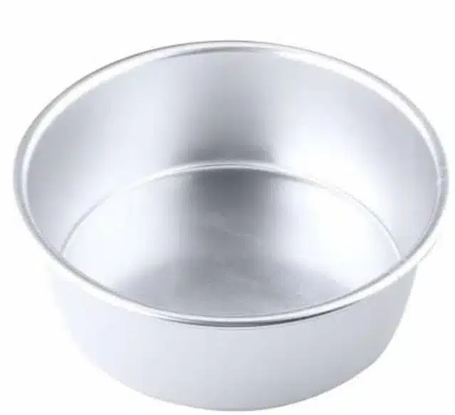 Aluminium Cake Mould Pan (Silver)