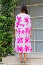 Rayon Kurti for Women, Pink 