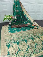 Art Silk Zari Woven Saree for Women 