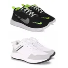 Sports Shoes for Men, Multicolor, Pack of 2 