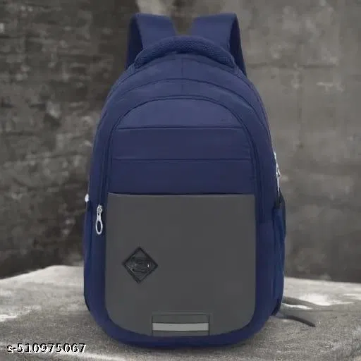 Polyester Backpack for Men & Women, Blue