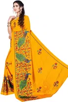 Crepe Printed Saree for Women 