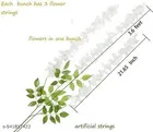 Artificial Wisteria Vine Garland for Women, Pack of 6 