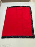 Georgette Saree for Women, Red 