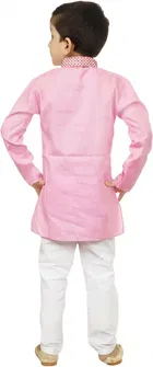Cotton Embroidery Kurta & Pajama Set for Boys 