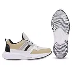 Sports Shoes for Men, White & Biege 