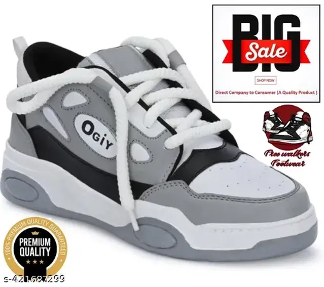 Sports Shoes for Men (Grey, 6)