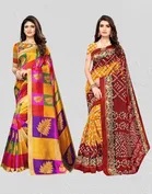 Art Silk Printed Saree for Women 