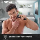 Nova NHT 1074 USB Runtime: 30 min Trimmer for Men [Black and Silver]