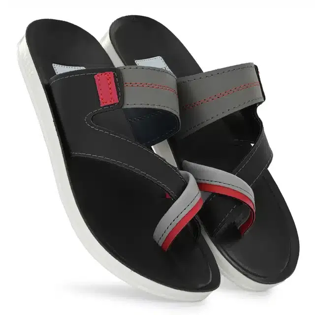 Slippers for Men (Black, 8)