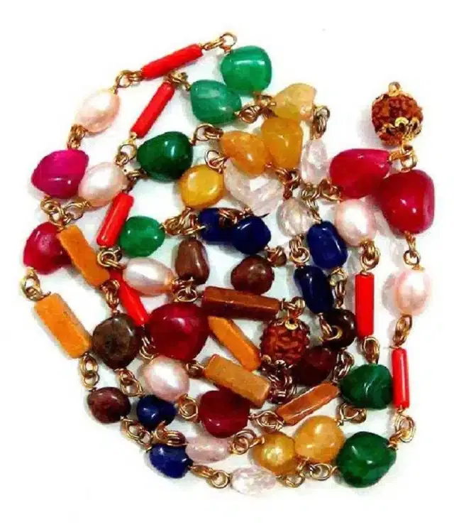 Navratna Stone Necklace (Multicolor)