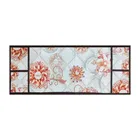 Krishna E PVC Orange Flower Micro wave cover Cover Pack of 1