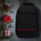 Polyester Backpack for Men & Women, Black