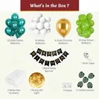 Jungle Theme Birthday Balloon Decoration Kit , Multicolor, Pack Of 66