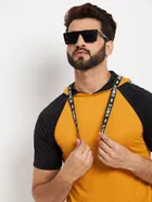 Hooded Printed Full Sleeves T-shirt for Men 