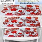 KANUSHI Industries® Washable Fridge Multi Purpose Mats/Fridge Mats Set of 3 / Refrigerator Mats Set