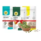 King Uncle Combo Seed (Chia Seeds 200 g + Sunflower Seeds 200 g+ Pumkin Seeds 200 g)