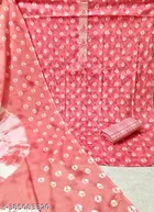 Cotton Printed Unstitched Dress Material for Women 
