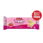 ब्रिटानिया ट्रीट वेफर्स स्ट्रॉबेरी 2X50 g 