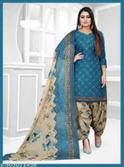 Cotton Printed Salwar Suit for Women 
