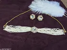 Premium Quality Chocker Mala Set with Beautiful Studd Earrings for Women 
