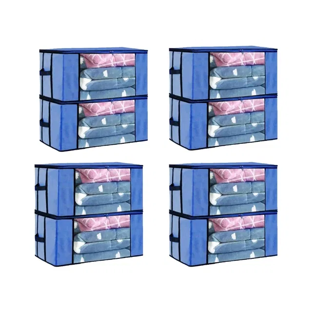 Non-Woven Blanlet Cover, Blue, Pack Of 8