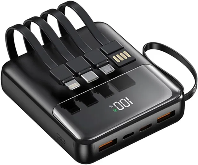 Portable Fast Charging Power Bank (Black) Rb